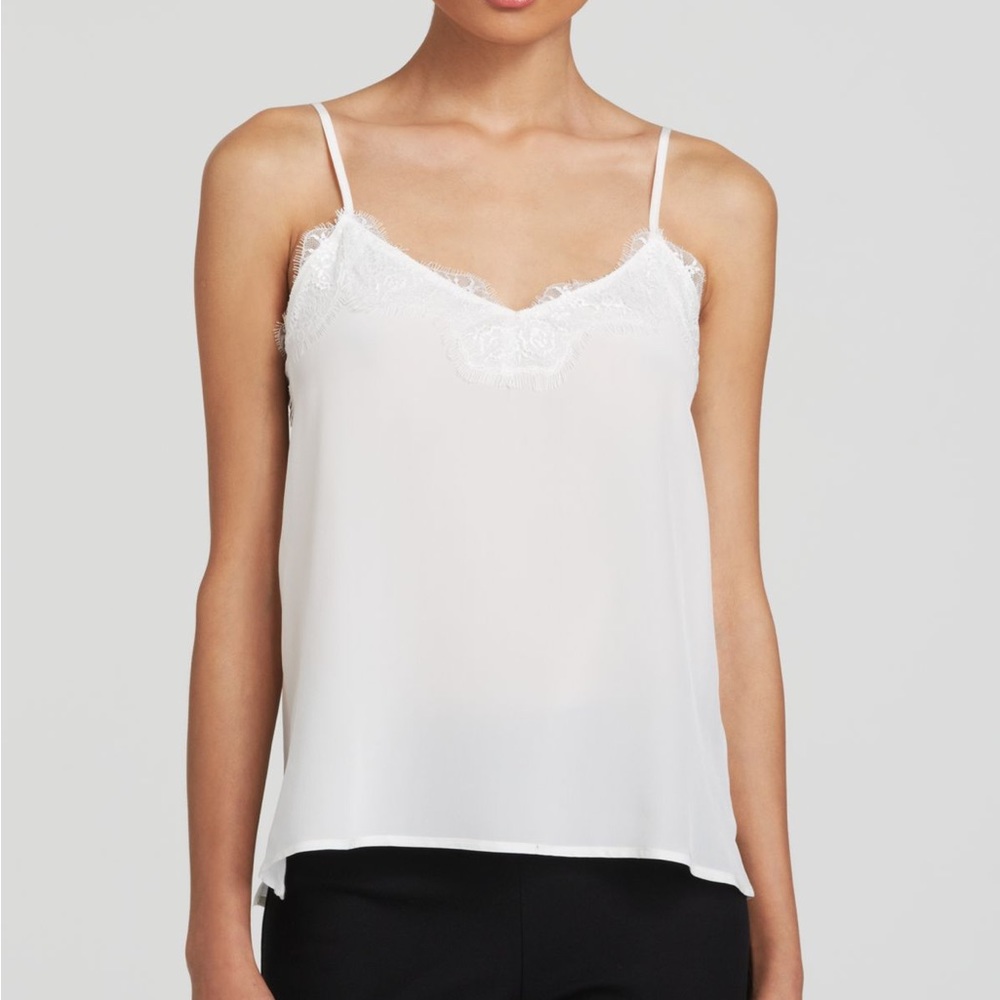 Dylan Gray white silk camisole tank top size medium